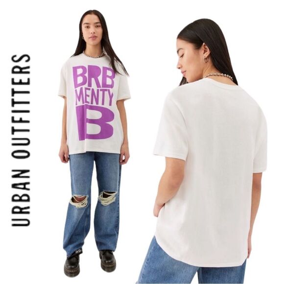 UO Urban Outfitters BRB Menty B Oversized Shirt T-Shirt Tee NEW XL XXL - Picture 1 of 3
